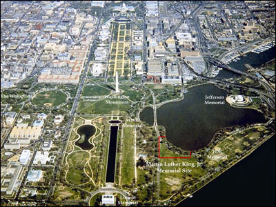Aerial View MLK Memorial Site